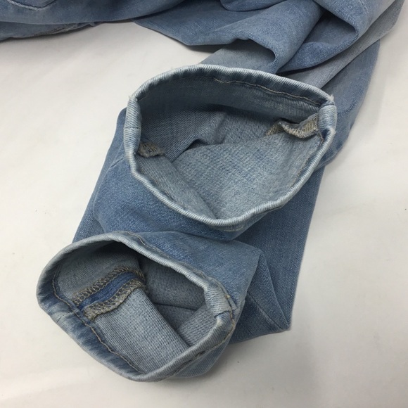 Frame Le One Skinny Jean Mid-Rise in Caspio Wash - Picture 8 of 15